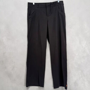 Lucy Pants Womens Medium Black Athletic Straight Leg Stretch Yoga Work Travel